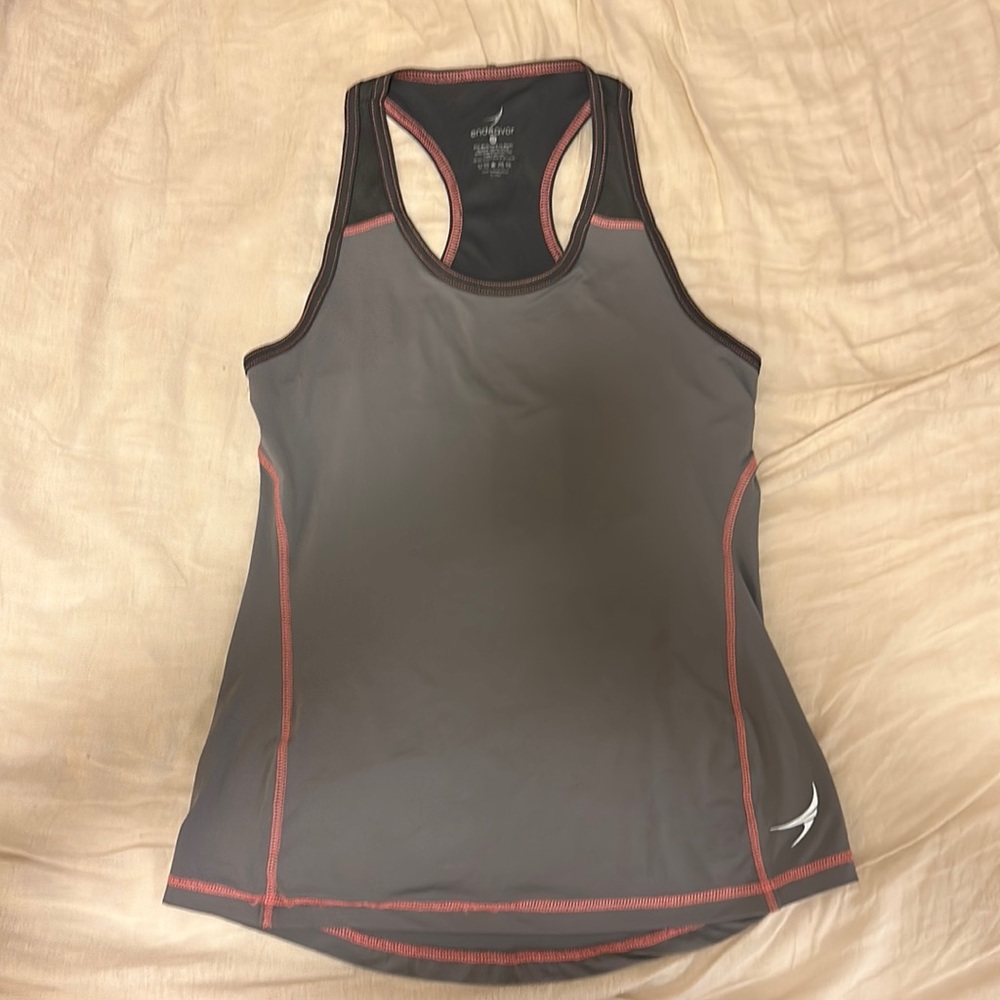 Endeavor Gray/Pink Workout Tank Top - Size M